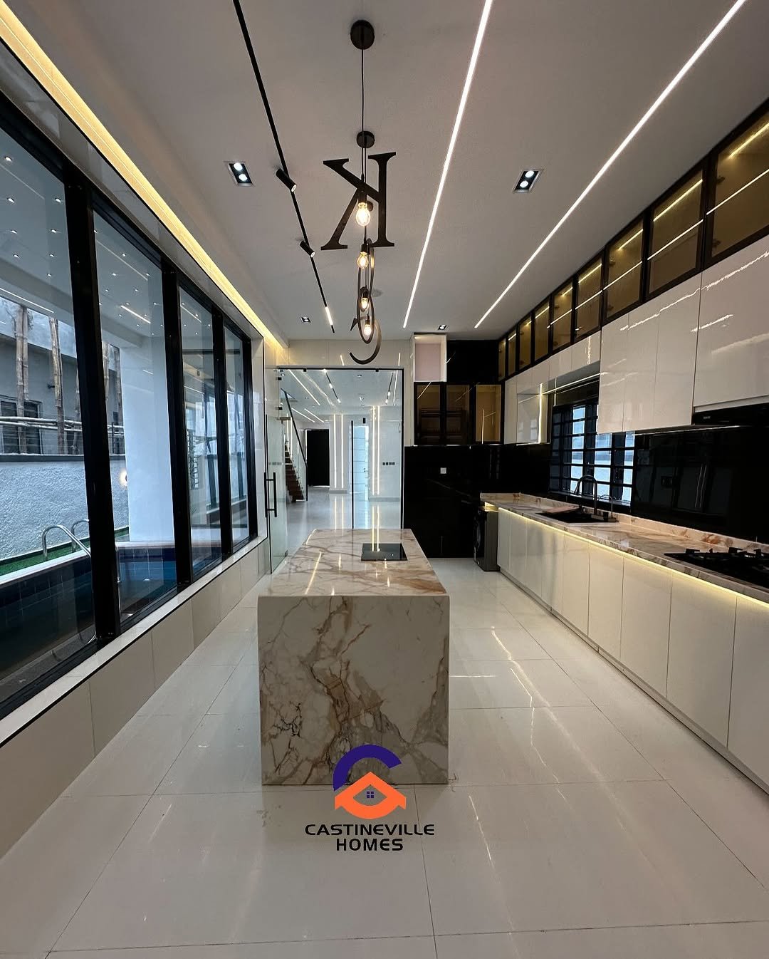 ▪️HOUSE TYPE_ Contemporary 5 bedroom Fully duplex with Swimming pool BQ‼️__📍LOCATION_ Ajah_ Lekki Lagos.__▪️PRICE_ N285 Million Naira‼_3