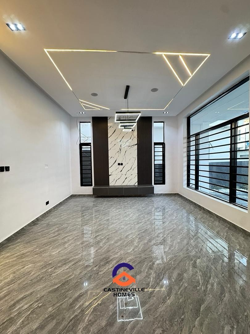 4 BEDROOM SEMI- DETACHED DUPLEX WITH A BQ FOR SALE‼️‼️_._.__📍IKOTA _ 220M‼️__Features_‼️_-Spacious Rooms _-Chandeliers _-POP ceilings _2