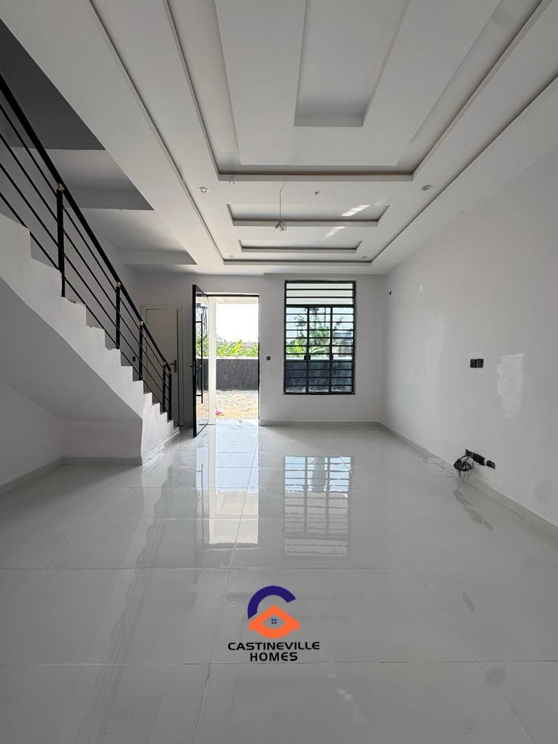 SERVICED 3 _ 4 BEDROOM TERRACE DUPLEX _._._📍ABRAHAM ADESANYA_ AJAH. _ 90M _ 105M__Features__-Spacious Rooms _-Chandeliers _-POP ceilings _-Bluetooth sp_1